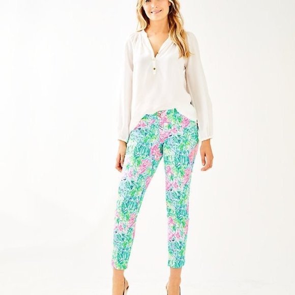 Lilly Pulitzer “Kelly Skinny Ankle Pants” Bohemian - Picture 1 of 8